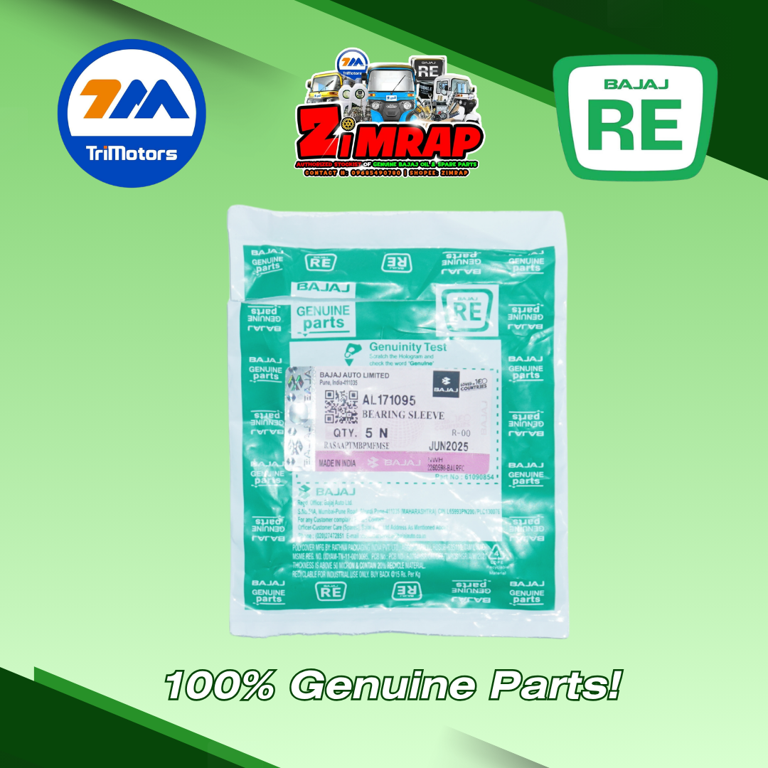 BEARING SLEEVE MAXIMA Z | Part #: AL171095 (SOLD PER PIECE)