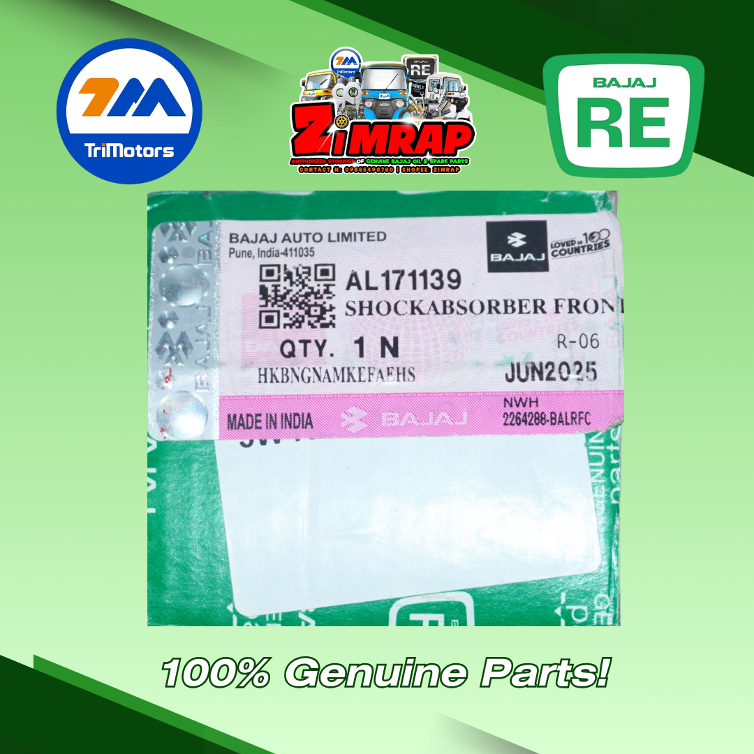 SHOCKABSORBER FRONT | Part #: AL171139