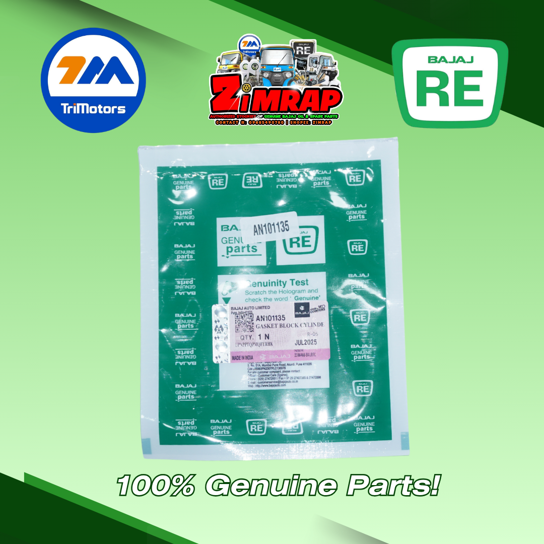 GASKET CYLINDER | Part #: AN101135