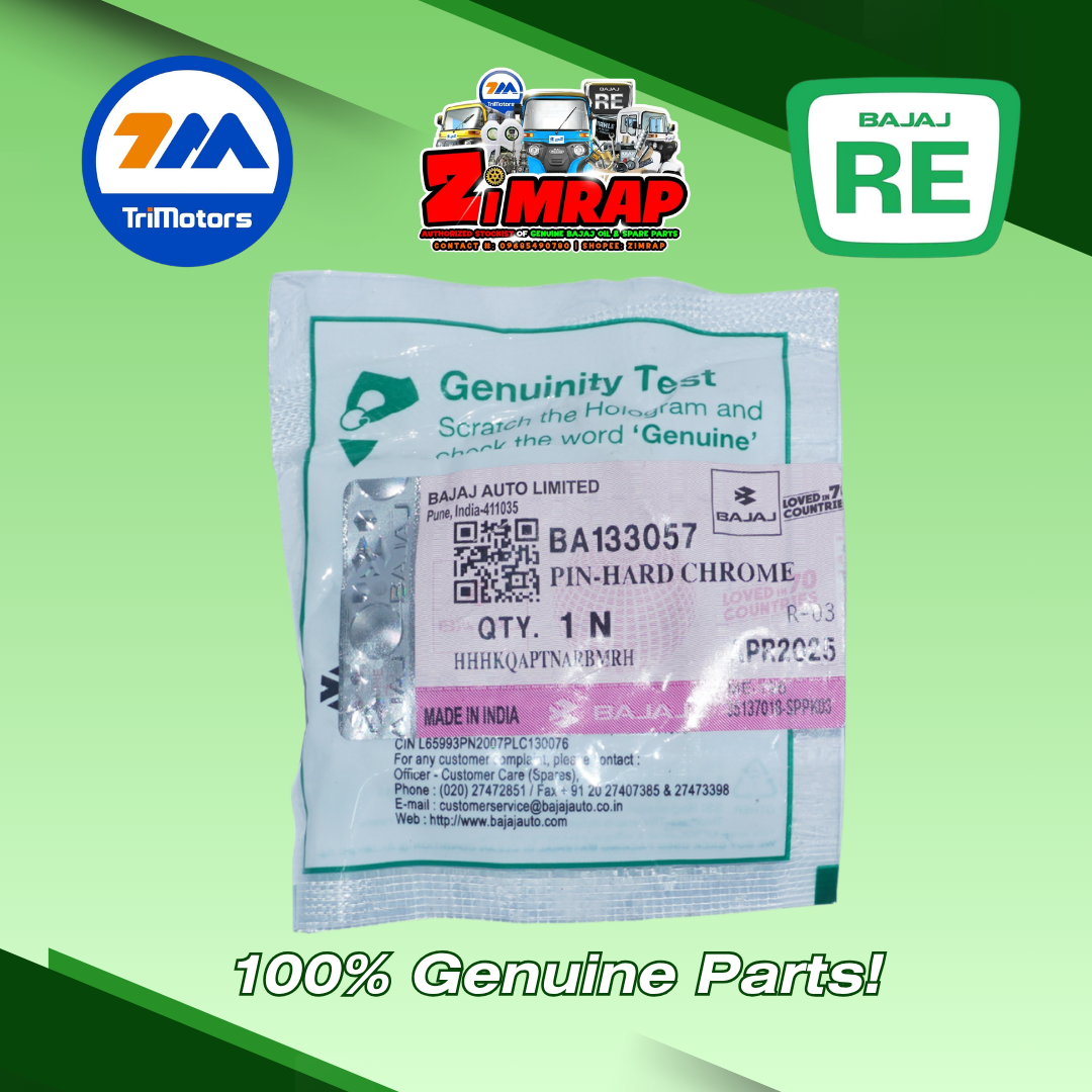 PIN-HARD CHROME | Part #: BA133057