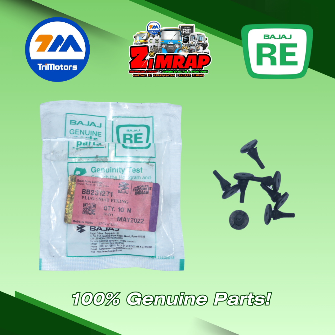 PLUG : MAT FIXING | Part #: BB231271 (SOLD PER PIECE)