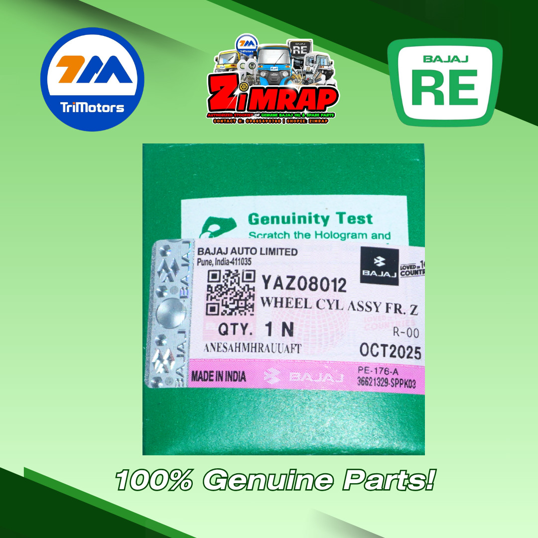 WHEEL CYLINDER ASSEMBLY MAXIMA Z | Part #: YAZ08012