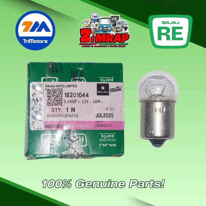LAMP :- 12V - 10W - R 10W (6201083) | Part #: 18201044