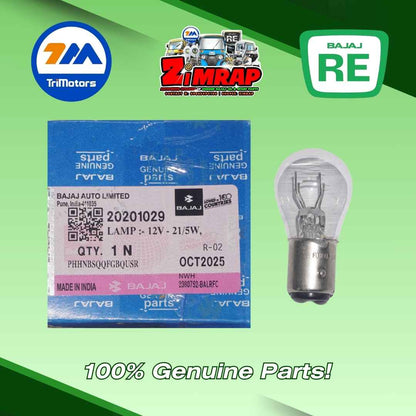 LAMP :- 12V - 21/5W, P 21/5W | Part #: 20201029