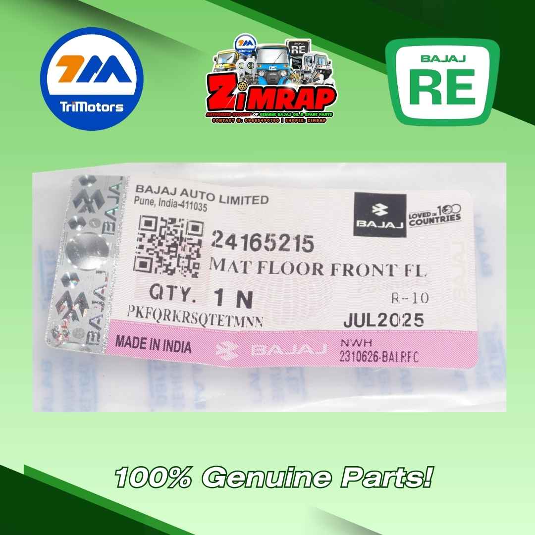 MAT FLOOR FRONT FL | Part #: 24165215