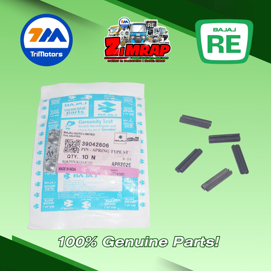 PIN - SPRING TYPE STRAIGHT | Part #: 39042606 (sold per piece)