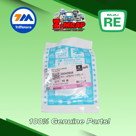 PIN - SPRING TYPE STRAIGHT | Part #: 39042606 (sold per piece)