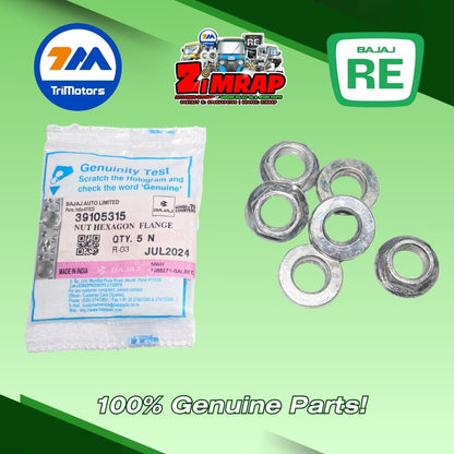 NUT - HEXAGON WITH FLANGE :- M14 | Part #: 39105315 (SOLD PER PIECE)
