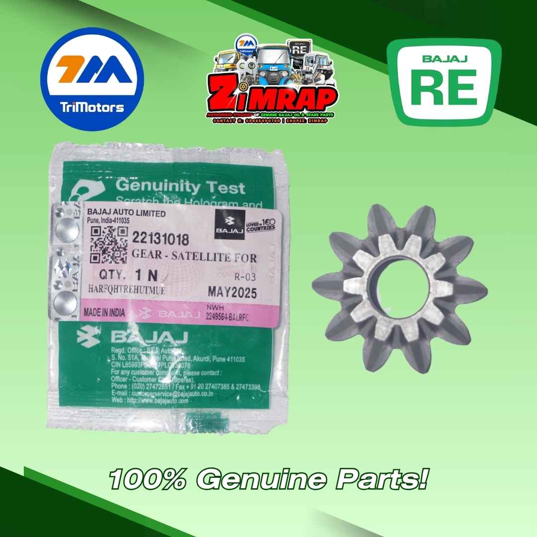 GEAR - SATELLITE FOR REVACYCLE SYSTEM                  | Part #: 22131018
