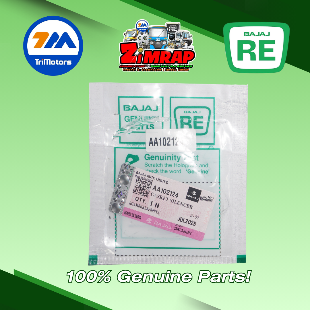 GASKET SILENCER | Part #: AA102124