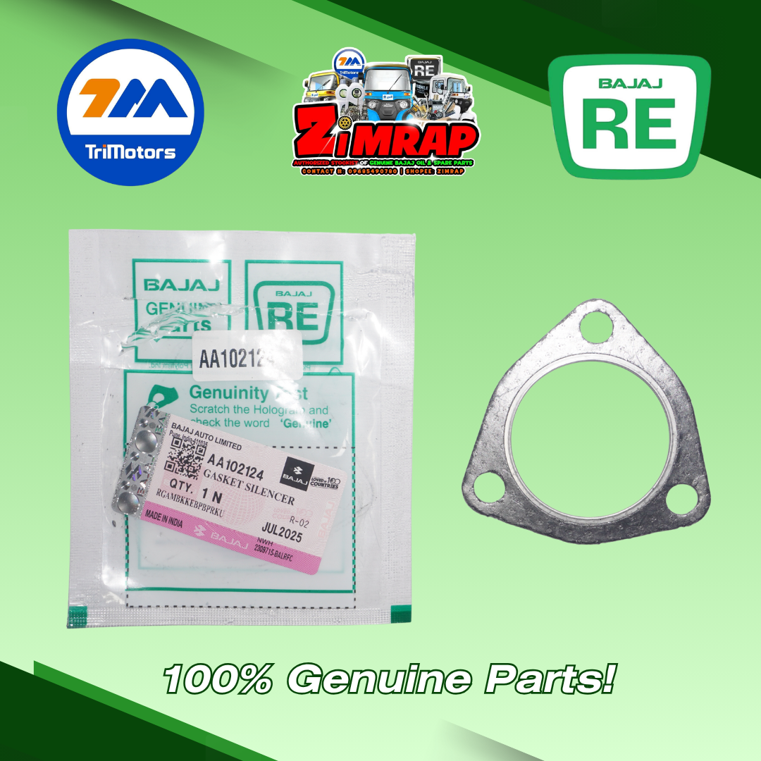 GASKET SILENCER | Part #: AA102124