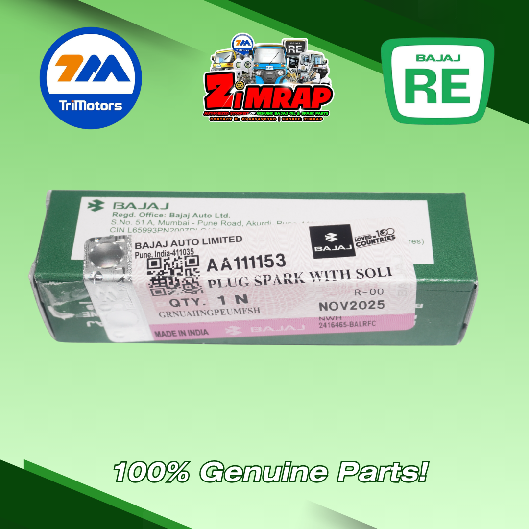 PLUG SPARK WITH SOLID POST-FMG (AA111154) | Part #: AA111153