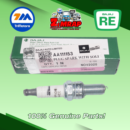 PLUG SPARK WITH SOLID POST-FMG (AA111154) | Part #: AA111153