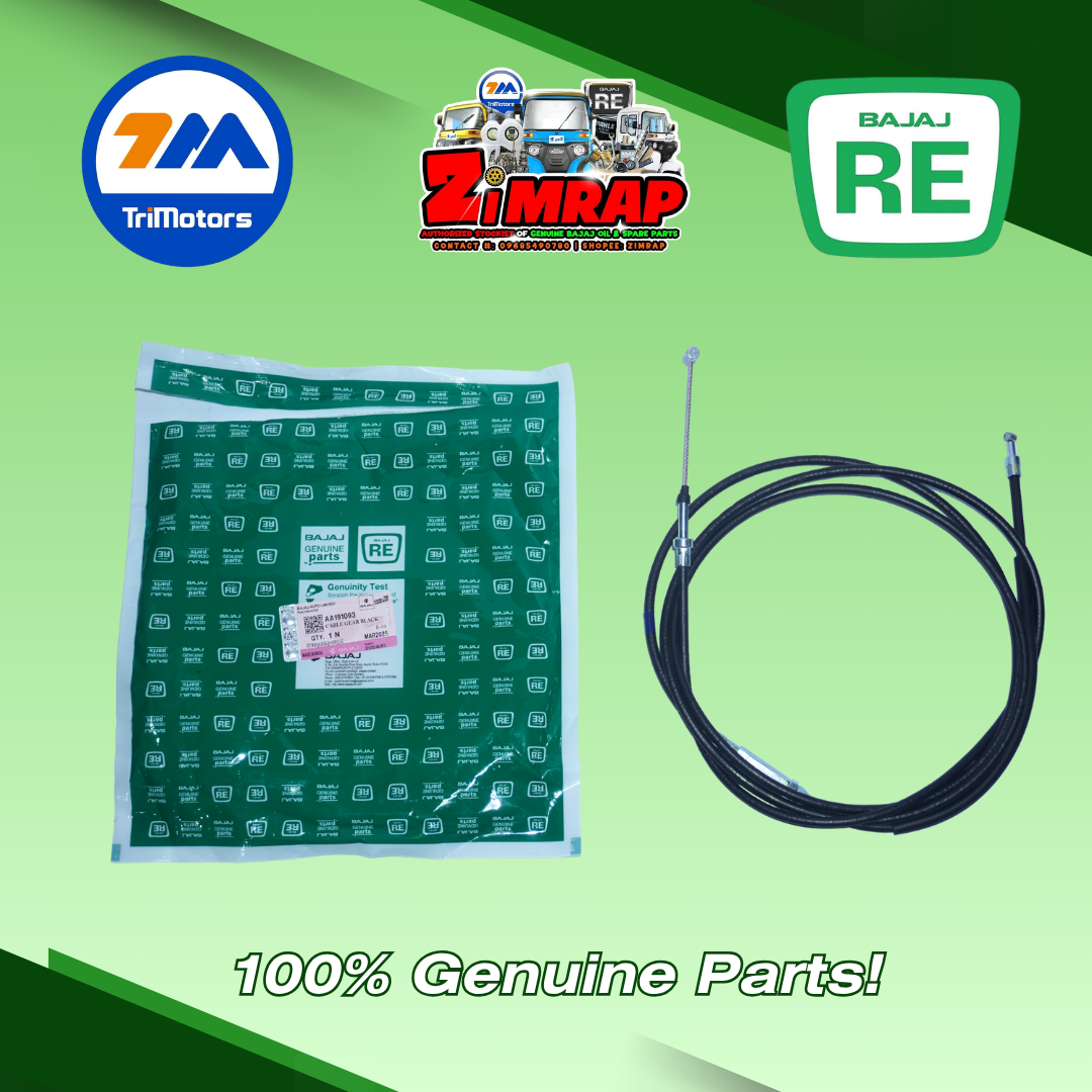 CABLE GEAR BLACK COMPLETE | Part #: AA191093