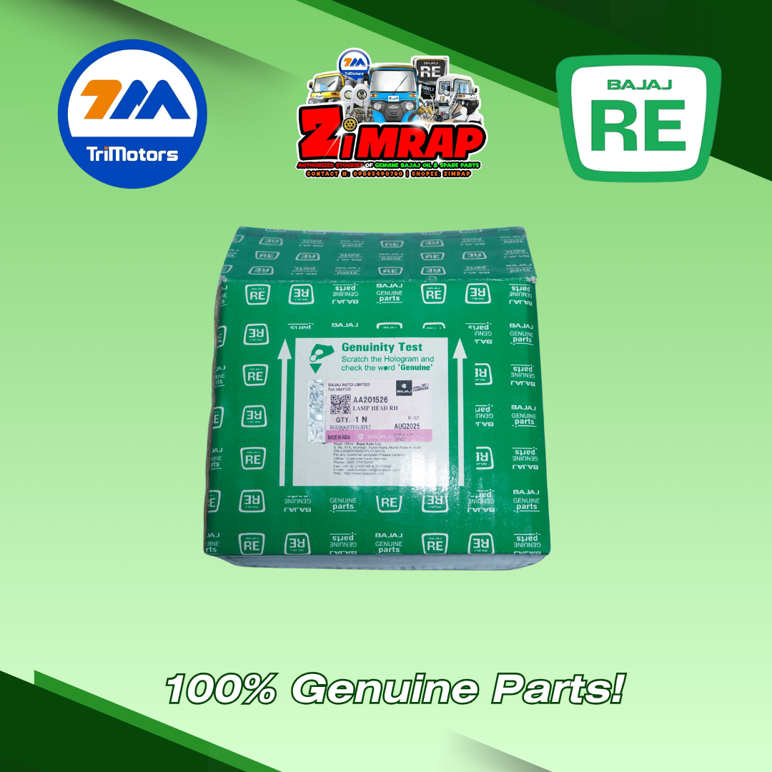 LAMP HEAD RH FACELIFT | Part #: AA201526