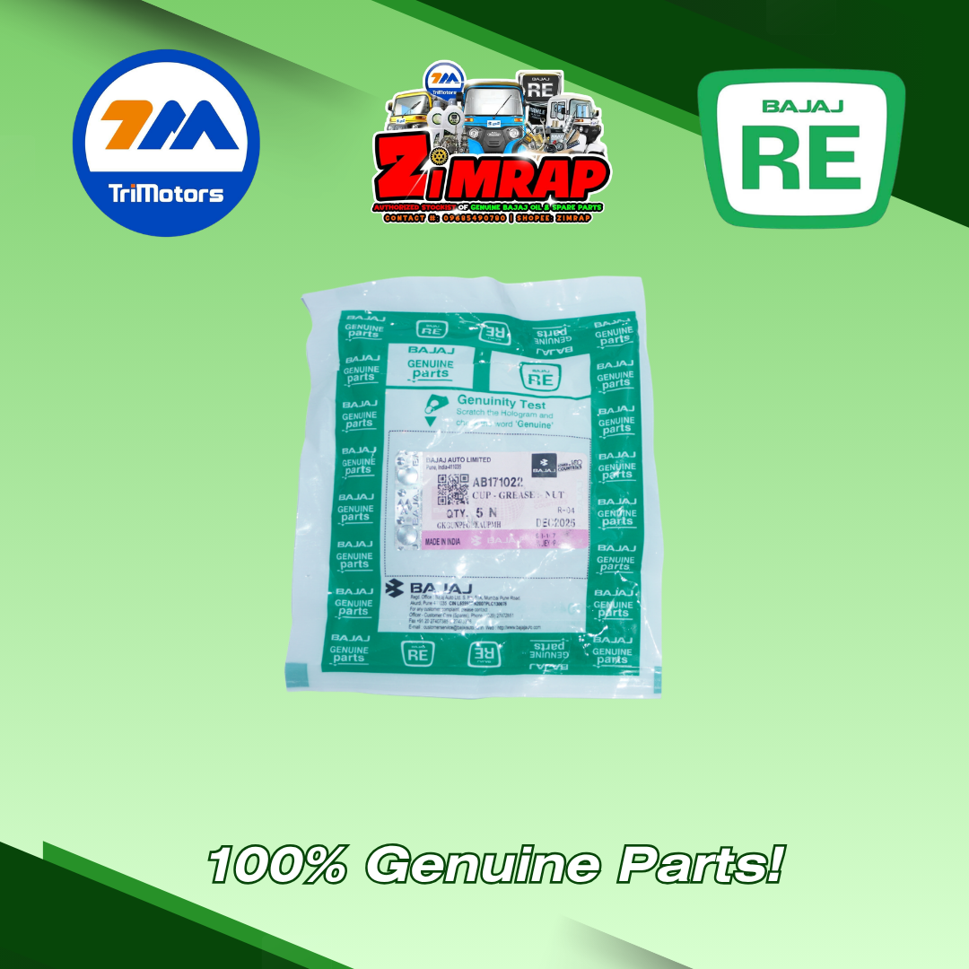 CUP - GREASE :- NUT | Part #: AB171022 (SOLD PER PIECE)