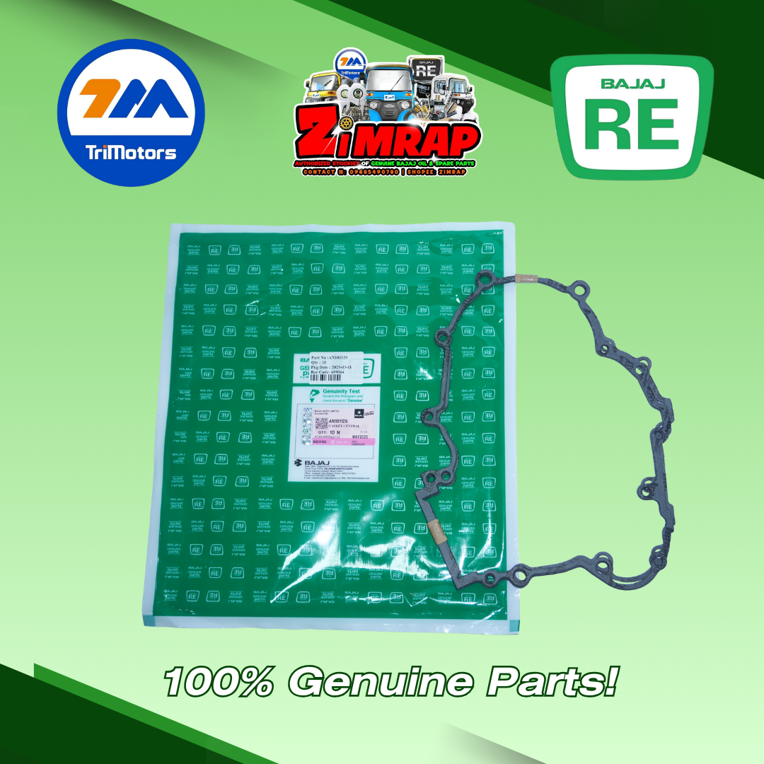 GASKET CENTRAL | Part #: AN101129 (SOLD PER PIECE)