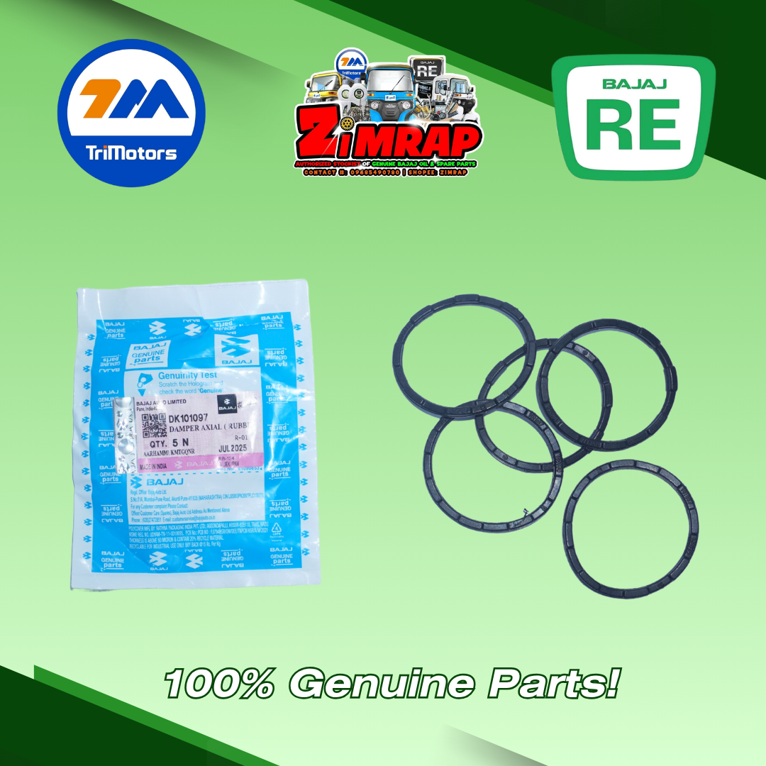 DAMPER AXIAL ( RUBBER ) | Part #: DK101097 (SOLD PER PIECE)