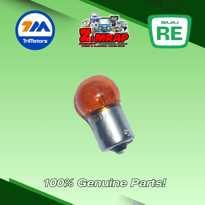 LAMP :- 12V - 10W (COLOUR :- AMBER) | Part #: GH201012 (SOLD PER PIECE)