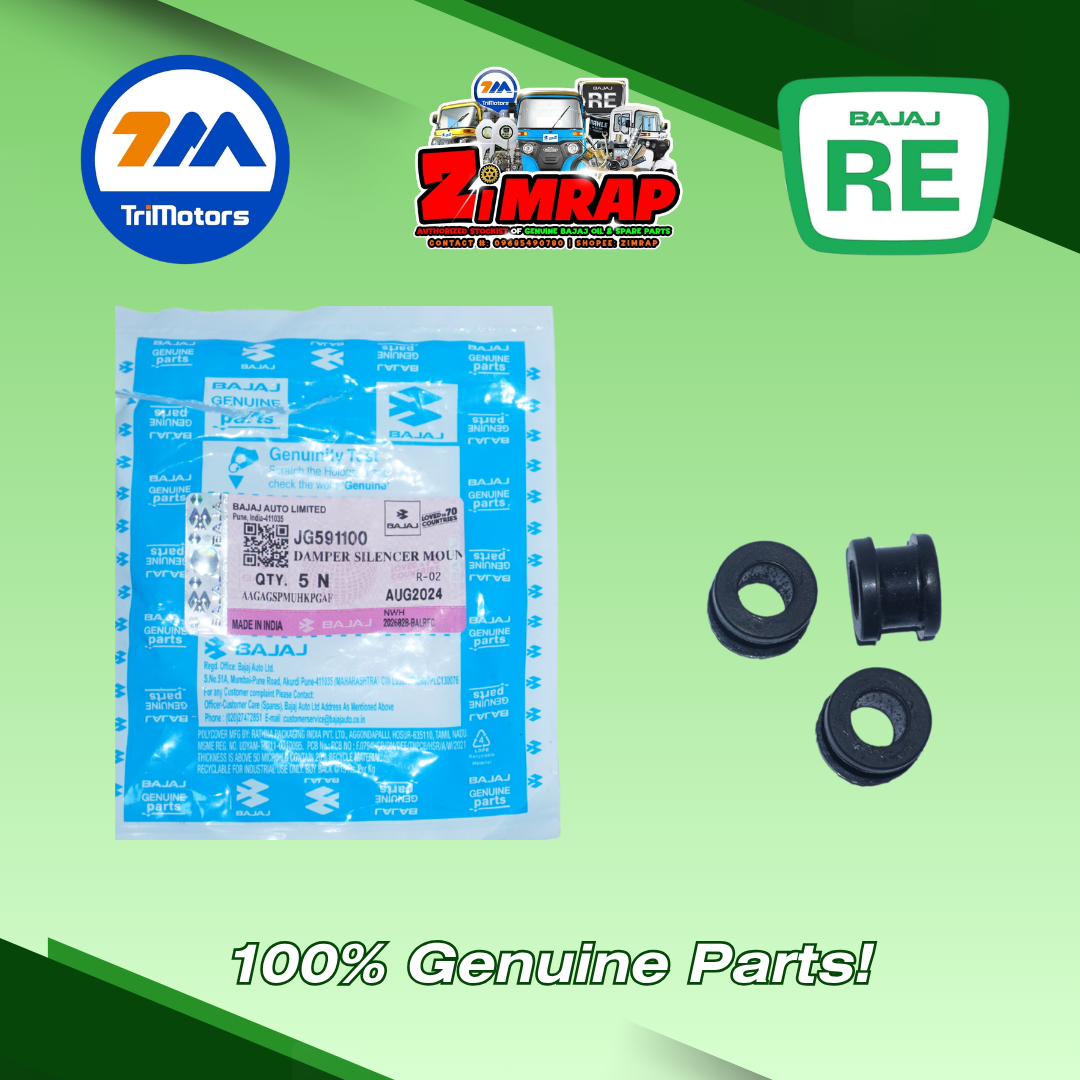 DAMPER SILENCER MOUNTING LOWER | Part #: JG591100 (SOLD PER PIECE)