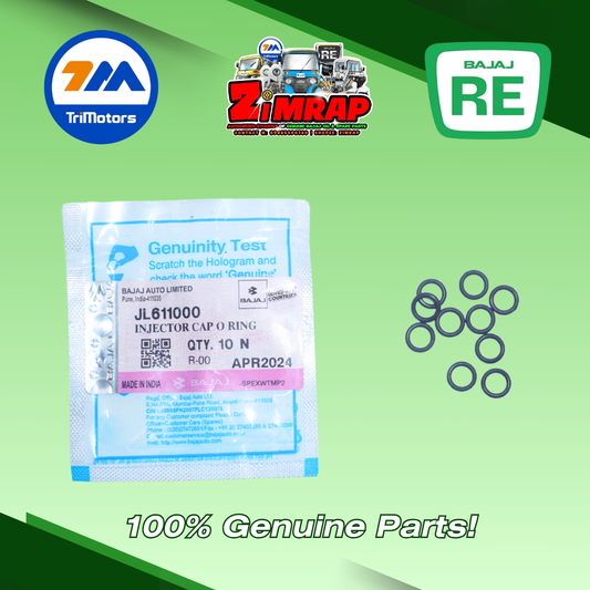 INJECTOR CAP O RING | Part #: JL611000 (SOLD PER PIECE)