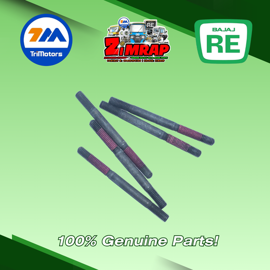 BOLT-STUD M6, PRE COATED | Part #: LAJ00001 (SOLD PER PIECE)